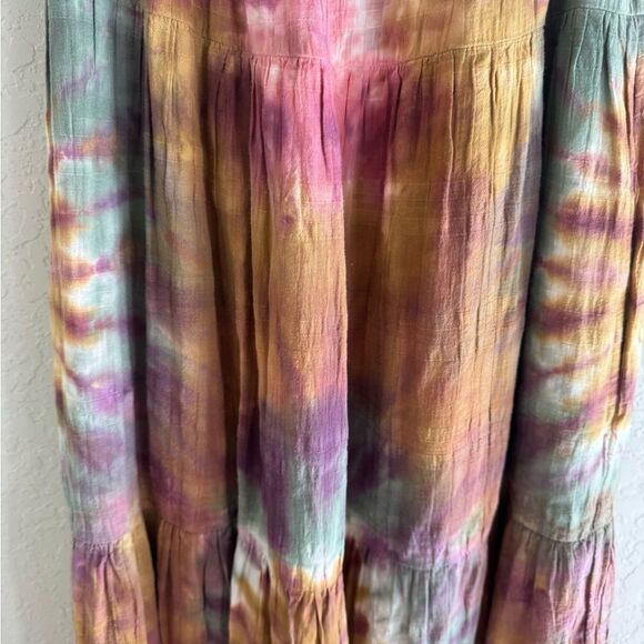 Free People Sunny Tie Dye Maxi Dress Young Fabulous & Broke - Picture 6 of 11